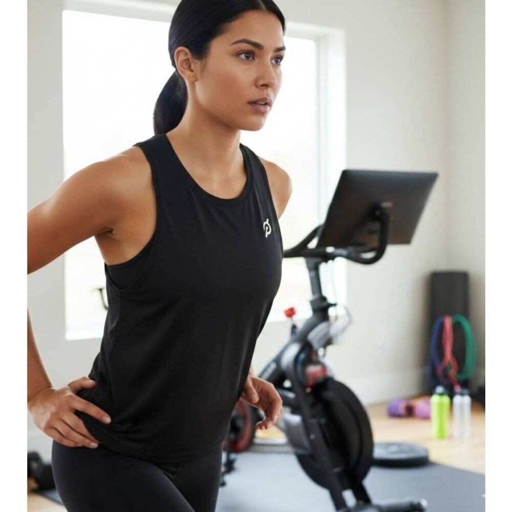 Peloton Black Tank Top Size 1X